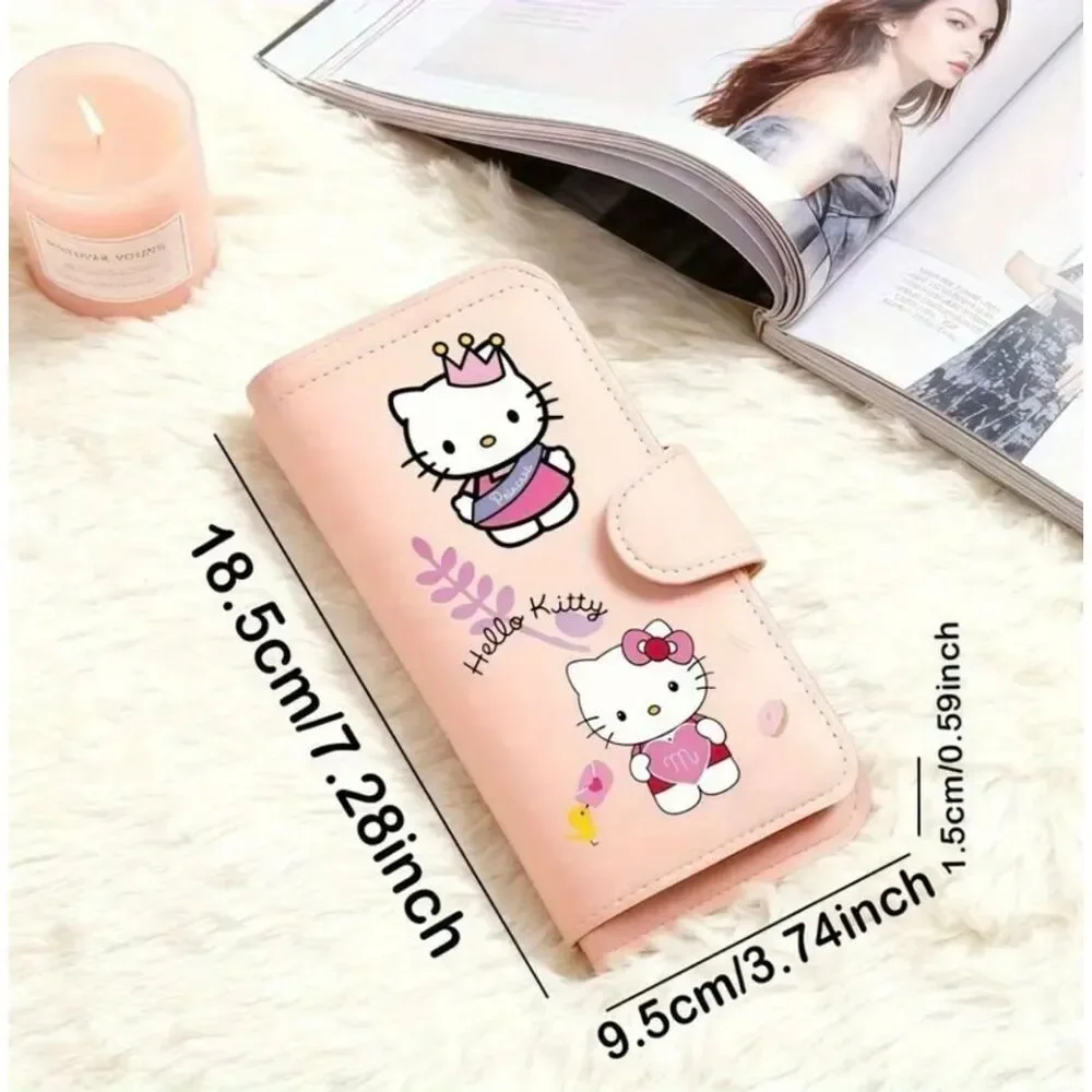 Hello Kitty White Black Wallet Sanrio NEW